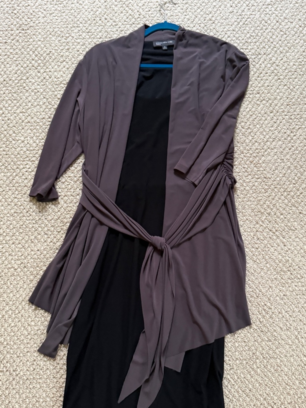 Jones New York Brown Dress with Black Lining